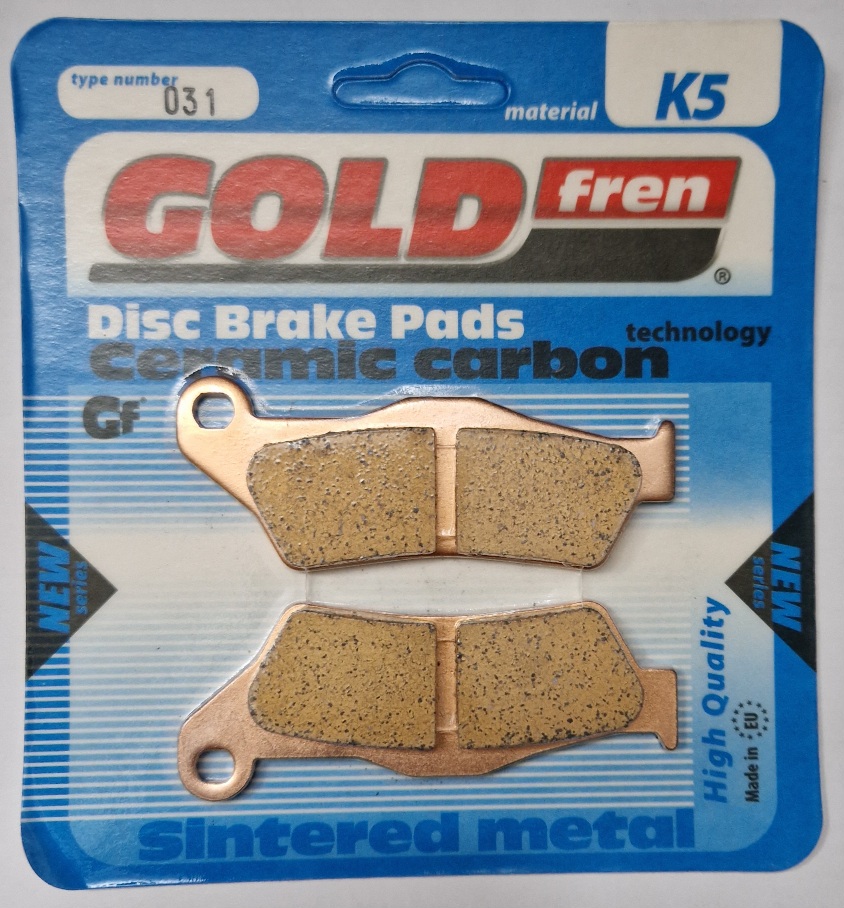 GOLDFREN Sinter-Bremsbeläge 031 K5, vorne für Husaberg/KTM 1992-