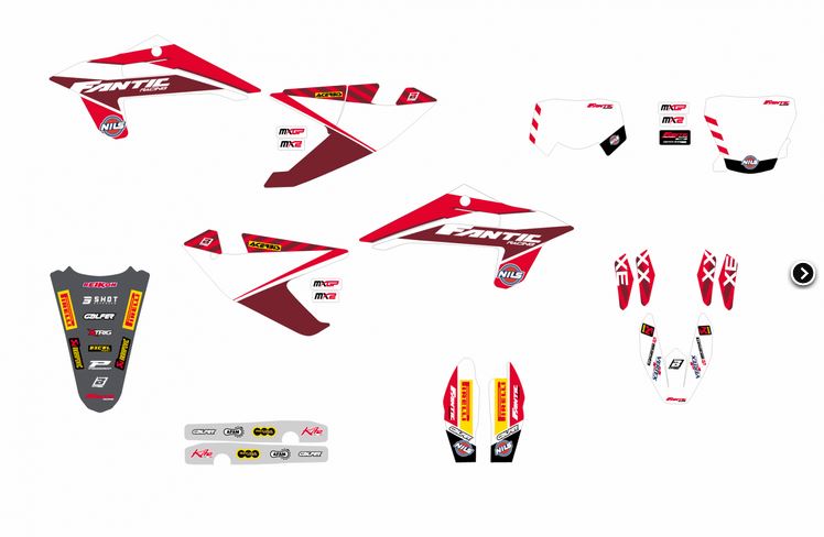 BLACKBIRD Replika-Kit: Factory MXGP für FANTIC XX/XE 125/250 2025-