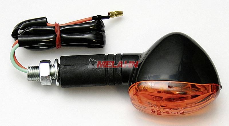 SHIN YO Blinker (einzeln): Little Duke, lang (96mm), schwarz