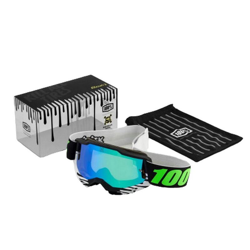 100% Brille: Accuri 2 LTD Ken Block OTG/Sand (Brillenträger), schwarz