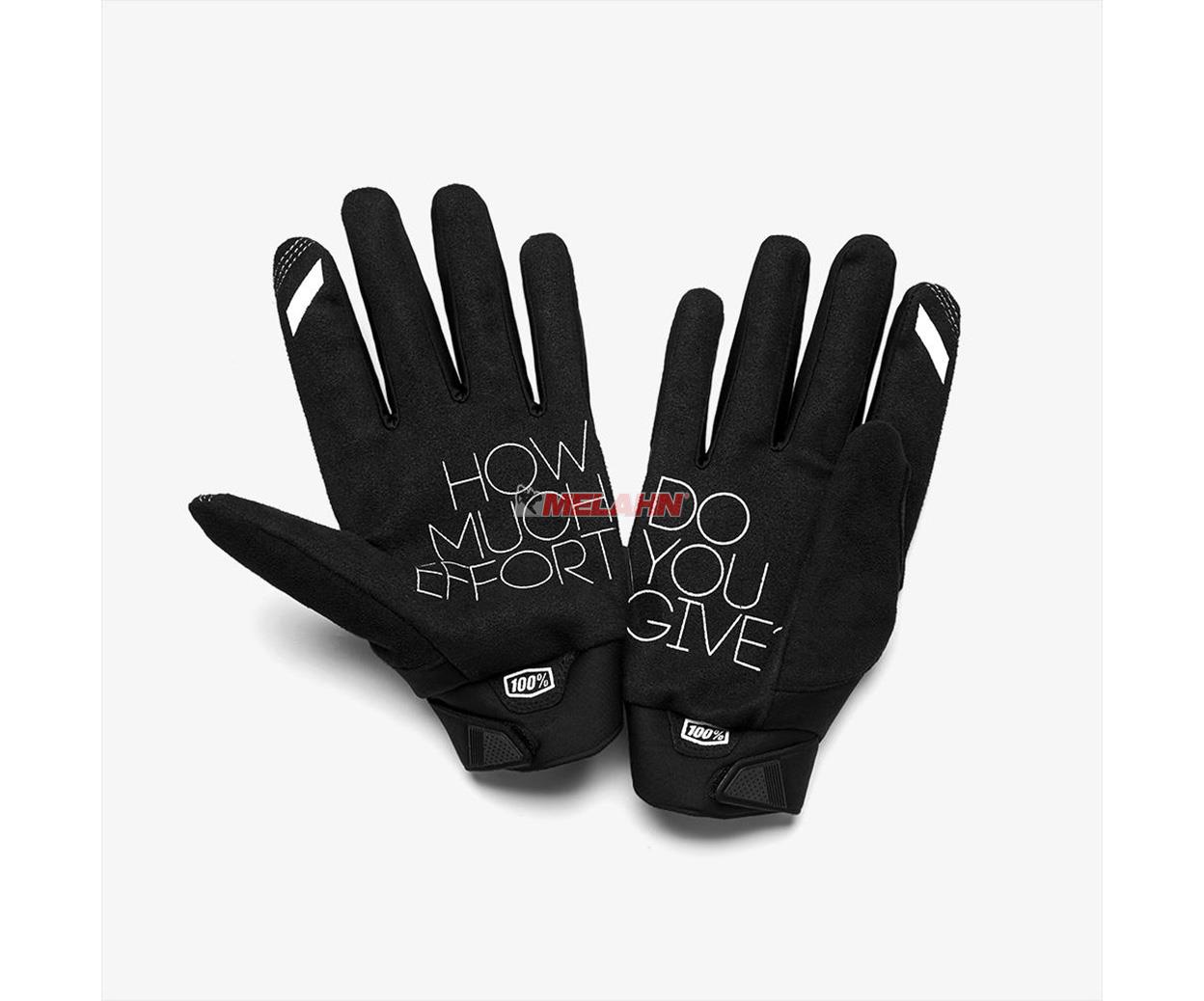 100% Handschuh: Brisker, Neopren, red/black