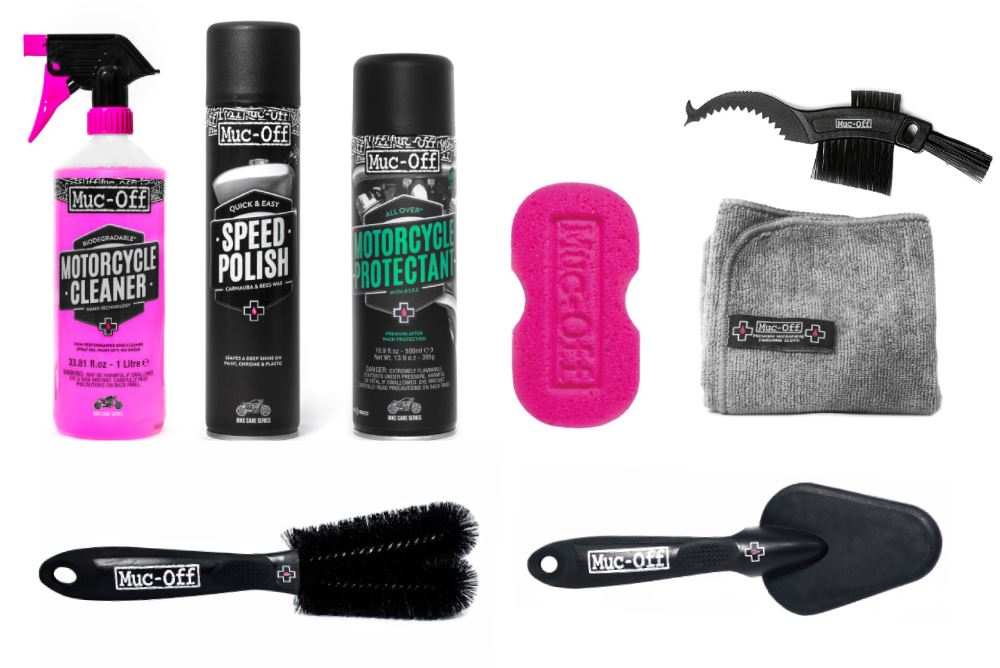 MUC-OFF Ultimate-Motorrad-Reiniger-Set in der Tool-Box, 10-teilig