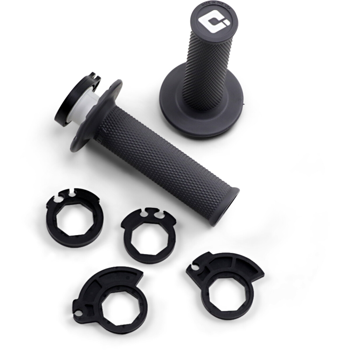 ODI Griff (Paar): V2 Lock-On Slim, 2/4-Takt , grau