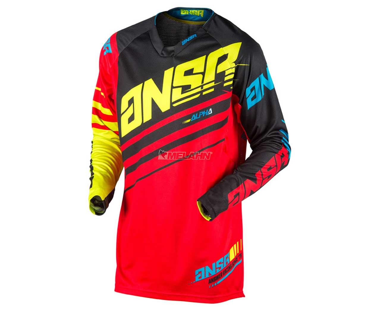 ANSWER Jersey: Alpha,  rot/acid/schwarz