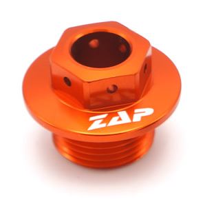ZAP Aluminium-Steuerkopfmutter für KTM M20x1,5, orange