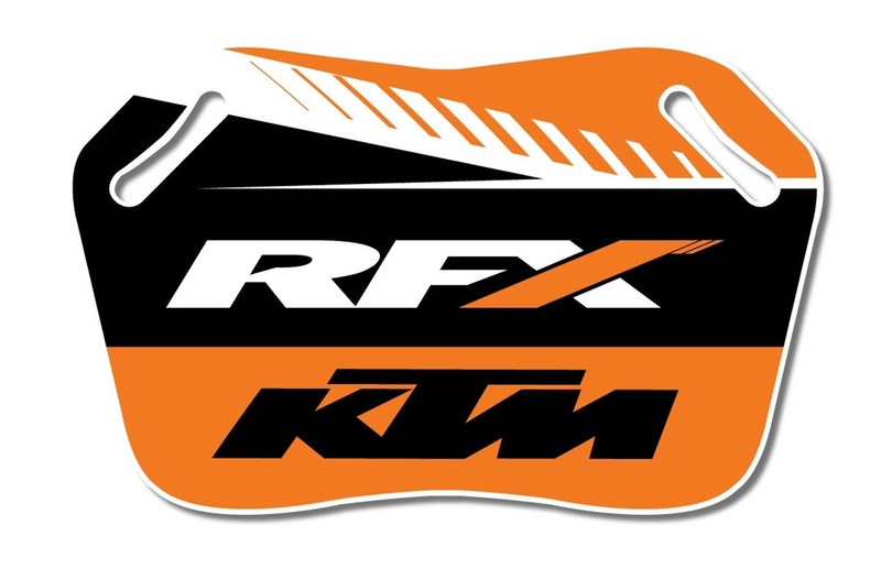 RFX Anzeigetafel/Pit Board KTM, orange/weiß