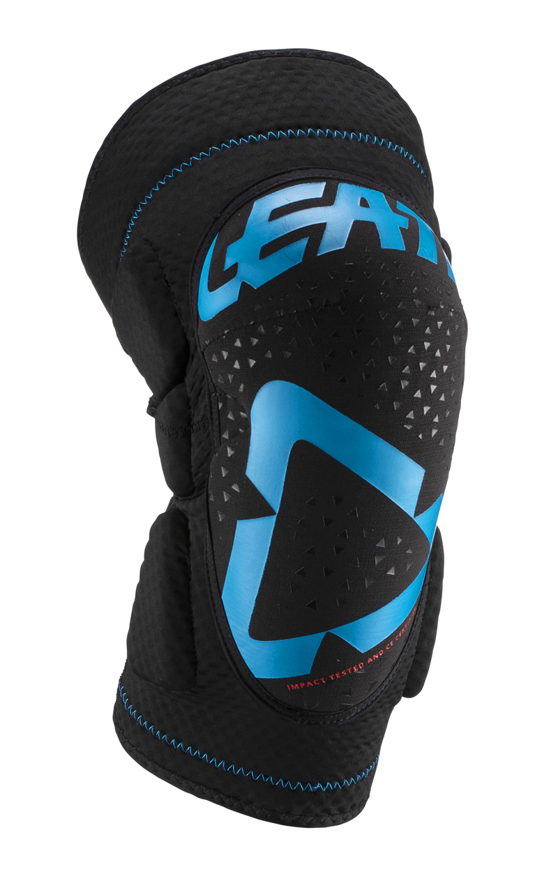 LEATT Knieprotektor (Paar): 3DF 5.0, schwarz/blau