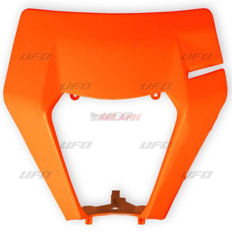 UFO Lampenmaske ohne Scheinwerfer für KTM EXC 2017-2019, orange
