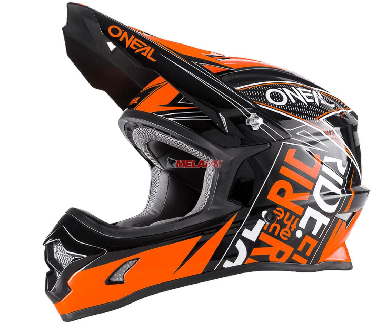 ONEAL Kids Helm: 3Series Fuel, schwarz/orange, Größe S