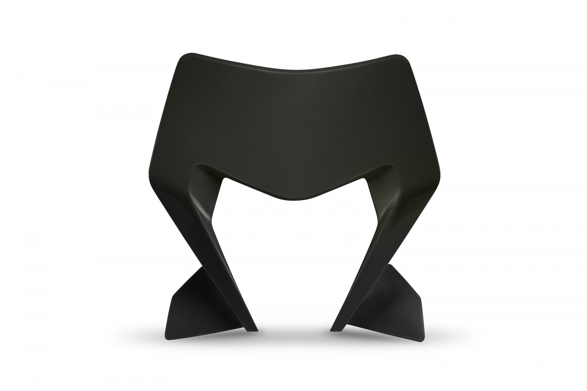 UFO Lampenmaske ohne Scheinwerfer für KTM EXC 2024-, schwarz