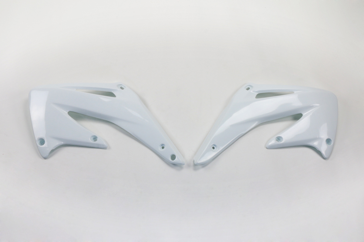 UFO Spoiler (Paar) Kühlerverkleidung für CRF 450 02-04, weiß