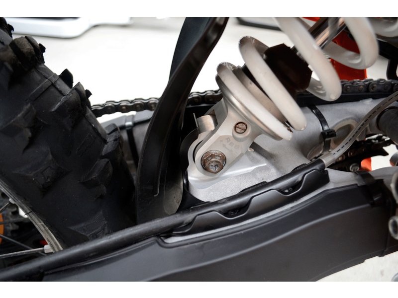 POLISPORT PDS-Schutz und Bremsschlauchführung für KTM EXC 2017-2023, orange