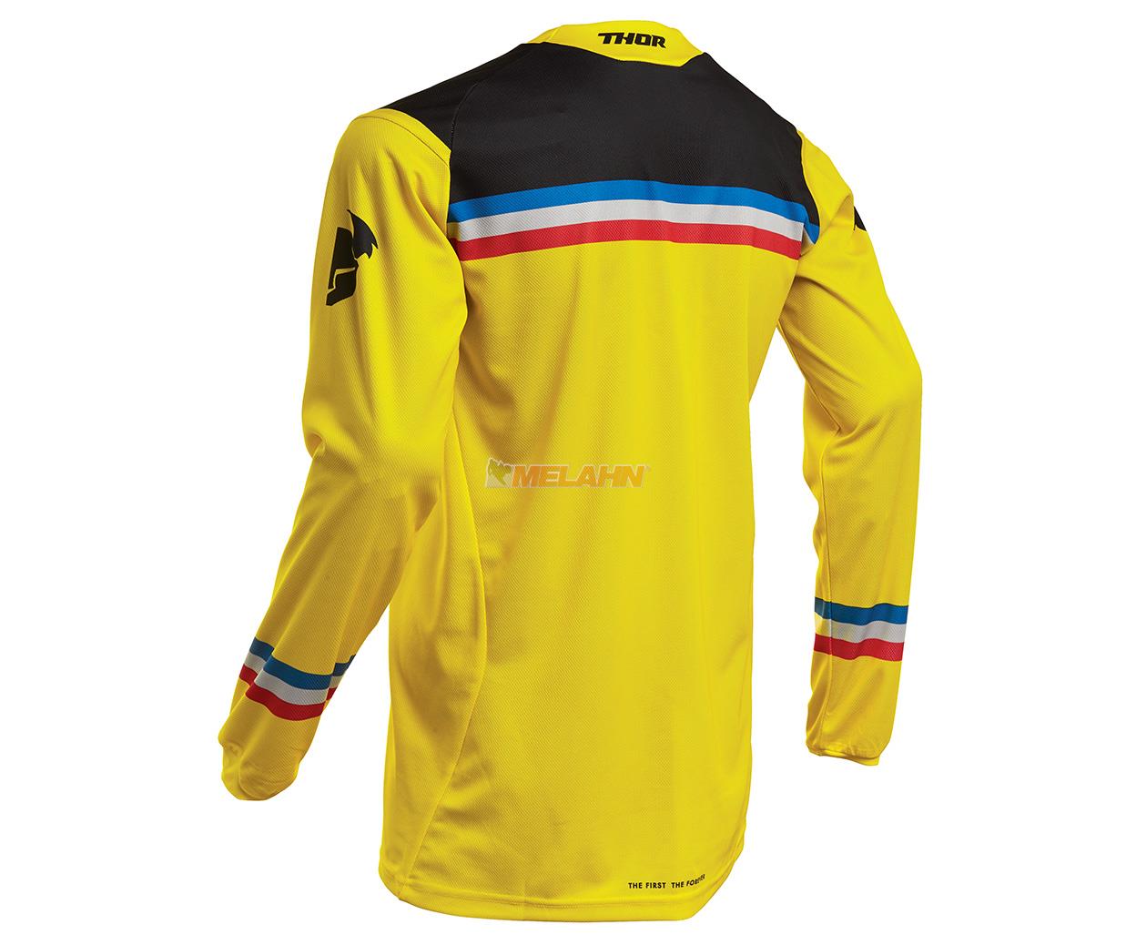 THOR Jersey: Pulse Pinner, gelb