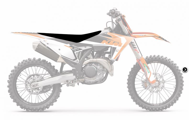 BLACKBIRD Sitzbankbezug: Pyramid für KTM 85 SX 2025-, schwarz