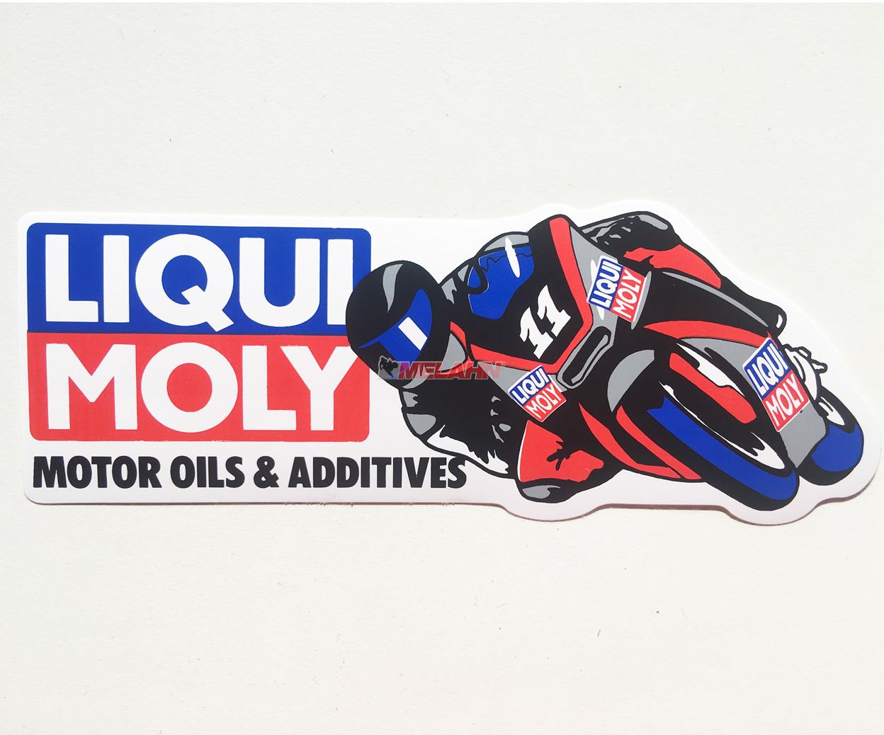 LIQUI MOLY Aufkleber Motor Oils & Additives 15,5x5cm