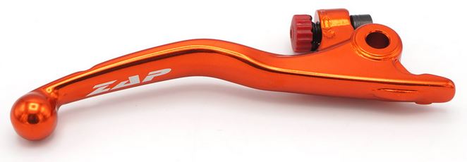 ZAP Bremsshebel für  KTM SX/EXC (Brembo hydr.) 14-, Aluminium kaltgeschmiedet, orange