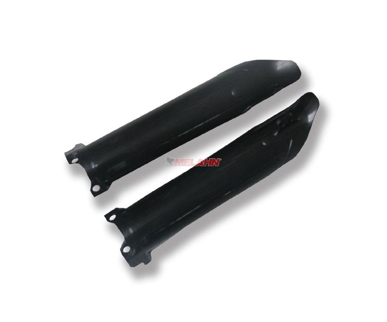 POLISPORT Gabelschutz für RM 125/250 04-09 / RMZ 250/450 07-, schwarz