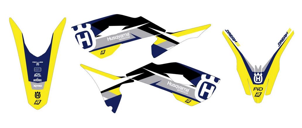 BLACKBIRD Dekor-Kit Dream 5 für Husqvarna TC 85 2014-2017