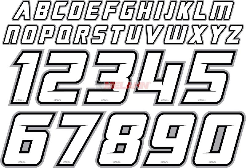 FACTORY EFFEX Buchstaben-/Zahlen-Kit zum Aufbügeln