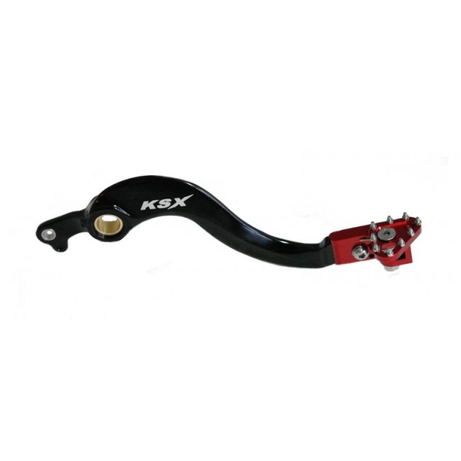 KSX Aluminium-Fußbremshebel CRF 250 R 10- / 450 R 09-, rot