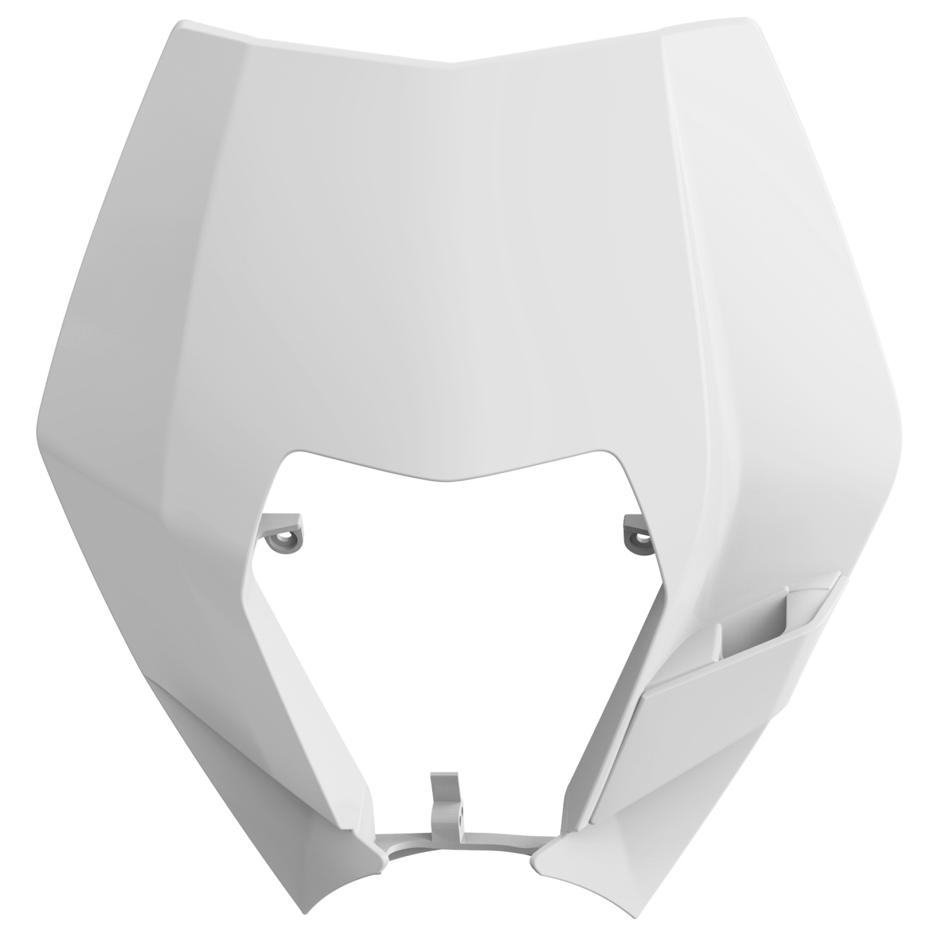 POLISPORT Lampenmaske für KTM 125-530 EXC 2008-2013, weiß