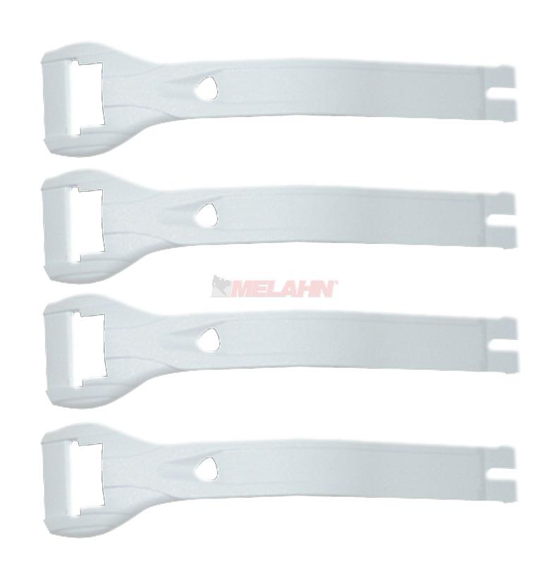 GAERNE Laschen-Set: 140mm, 4 Stück, weiß