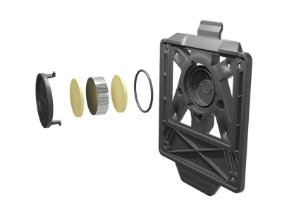 R-TECH Integra E2F Kennzeichenrahmen mit Fach für GPS-Tracker, schwarz