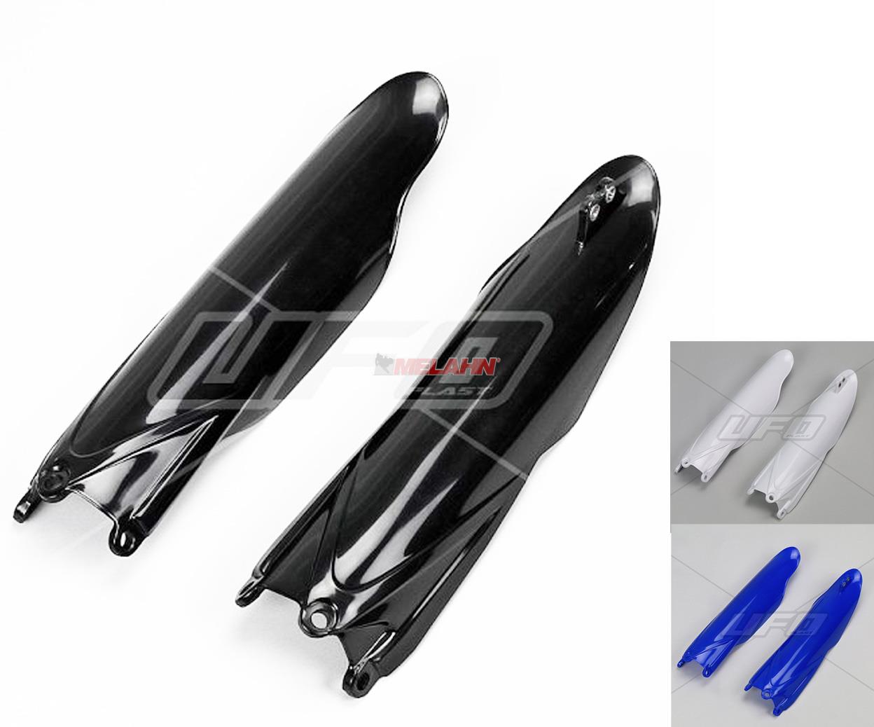 UFO Gabelschutz (Paar) für YAMAHA YZ 125/250 2022- / YZF 250 2010-2023 / 450 2010-2022, weiß