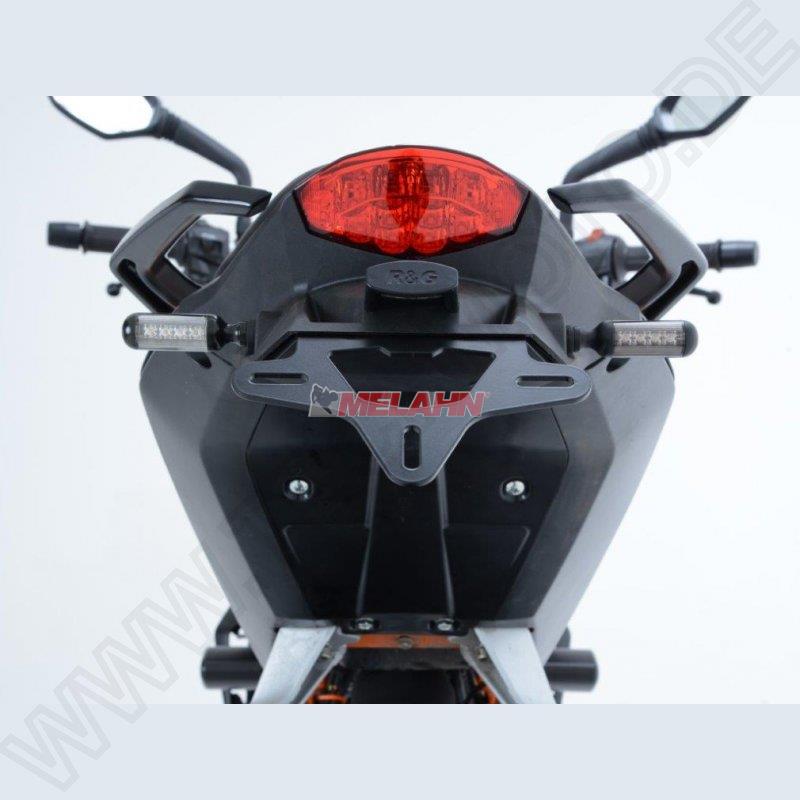 R&G Kennzeichenhalter für KTM 125/200/390 Duke 2011-2016, Aluminium