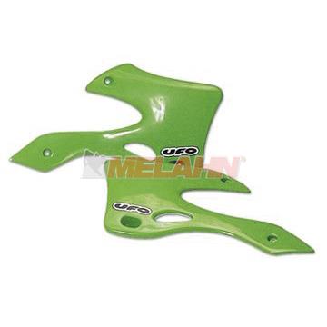 UFO Spoiler (Paar) Kühlerverkleidung für KAWASAKI KXF 450 2006-2008, grün/schwarz