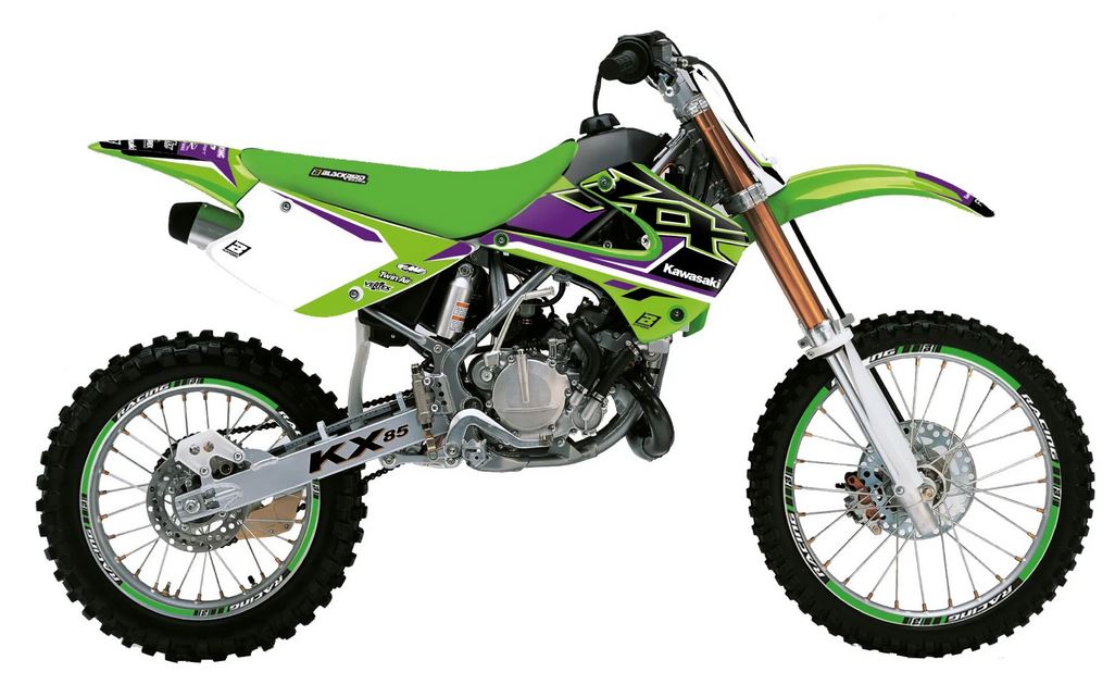 BLACKBIRD Dekor-Kit: Dream 5 für Kawasaki KX 85 2001-2013