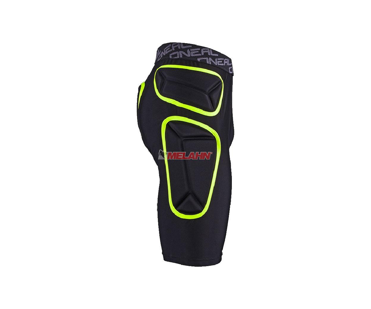 ONEAL Protektorenhose: Trail, kurz, lime/schwarz