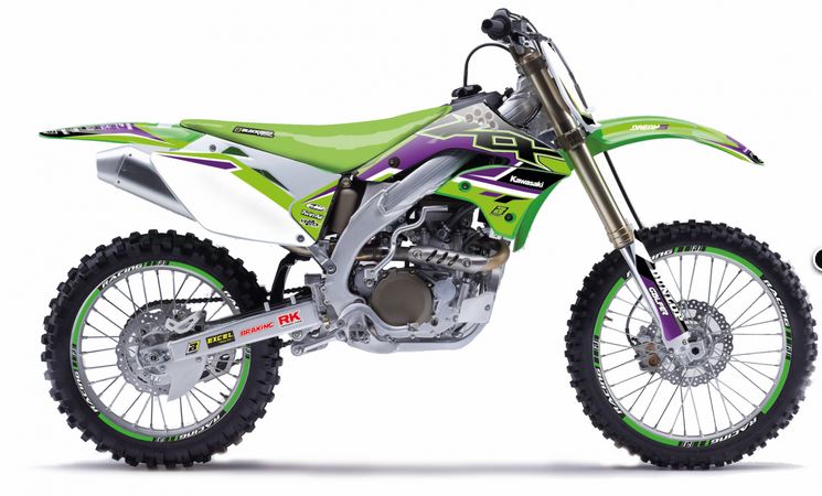 BLACKBIRD Dekor-Kit: Dream 5 für Kawasaki KXF 450 2006-2008