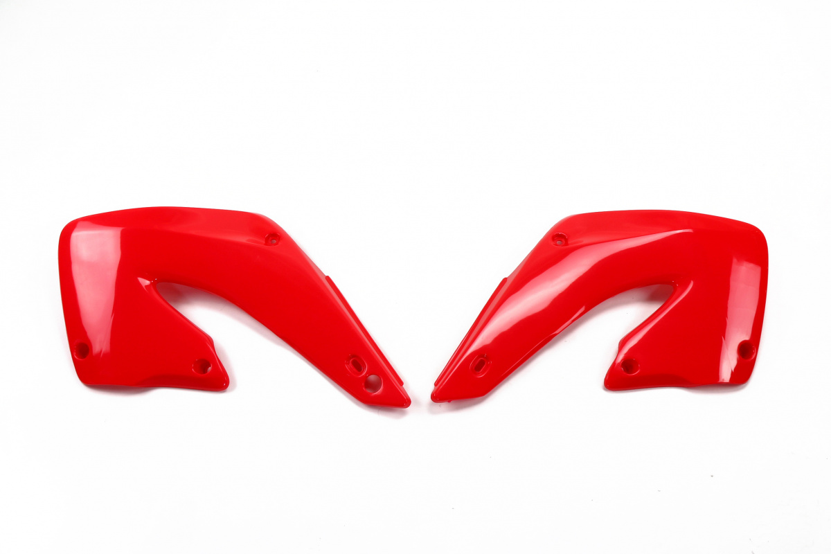 X-FUN Spoiler (Paar) Kühlerverkleidung für CR 125/250 00-01, rot