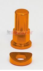 ZAP Aluminium-Reifenhalter-Mutter, 1 Stück, orange