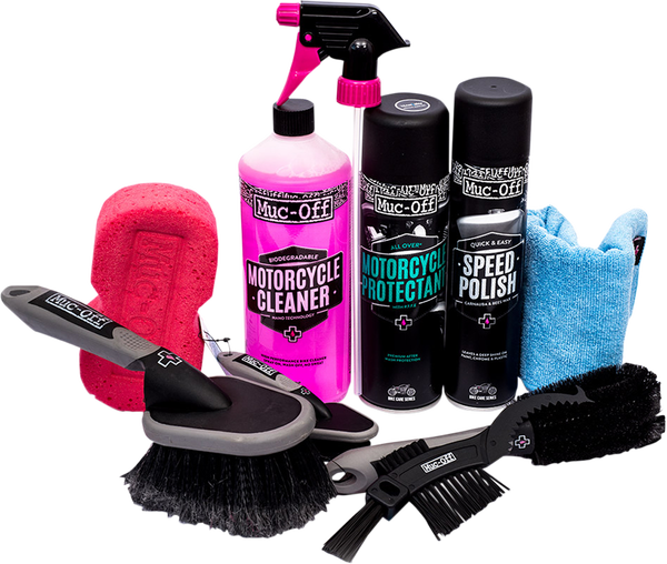 MUC-OFF Ultimate-Motorrad-Reiniger-Set in der Tool-Box, 10-teilig