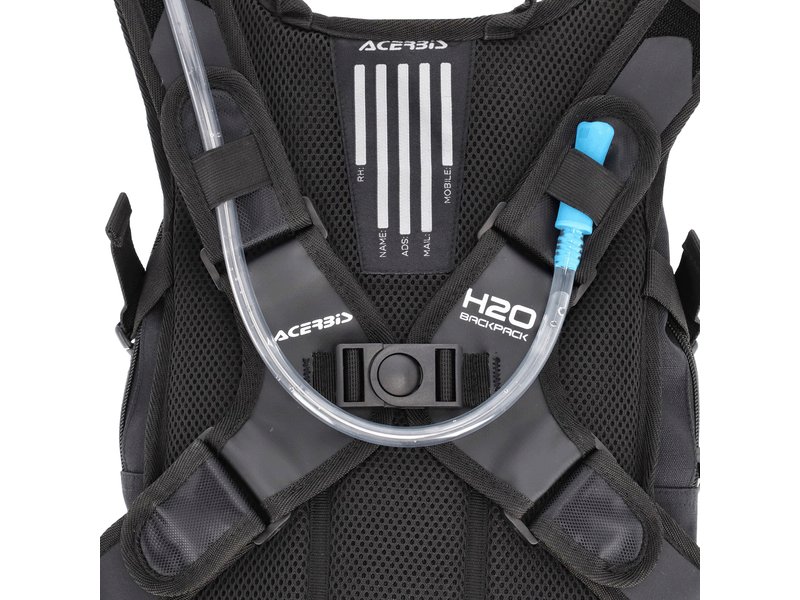 ACERBIS Trinkrucksack: H2O 3 Liter, schwarz/weiß