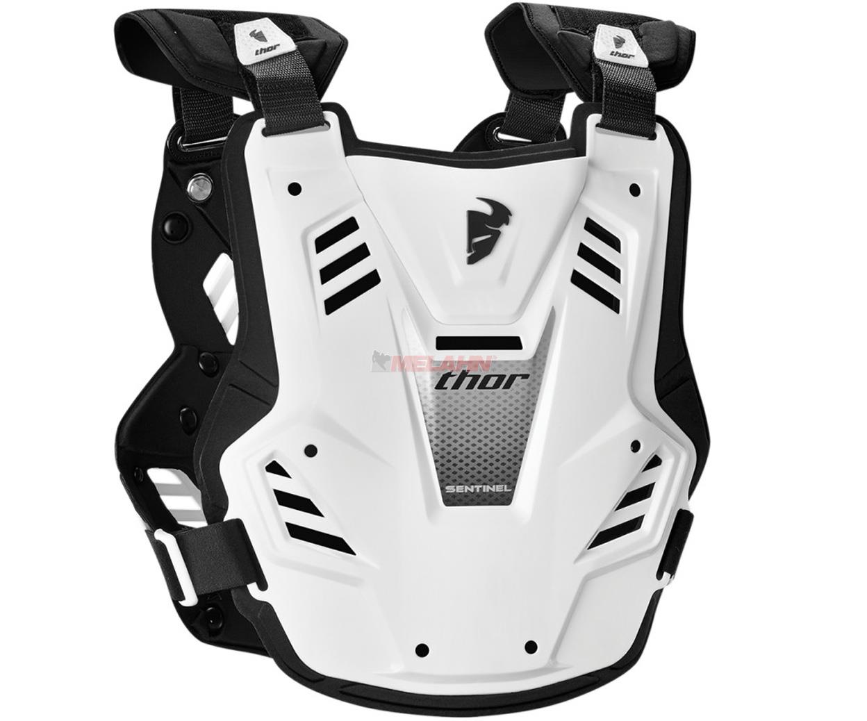 THOR Brustpanzer: Sentinel GP, weiß/schwarz, XL/XXL