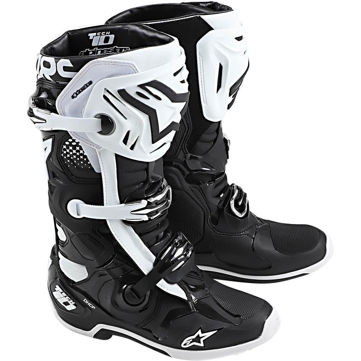 ALPINESTARS Stiefel: Tech 10, schwarz/weiß