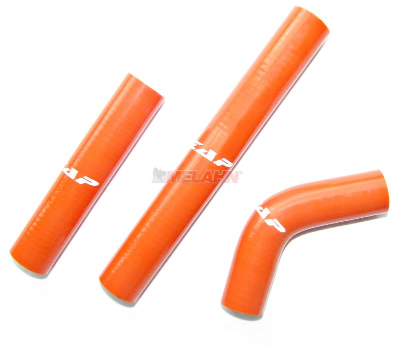 ZAP Kühlerschlauch-Set für KTM 250/300 EXC 17-19 / 250 SX 17-18, orange