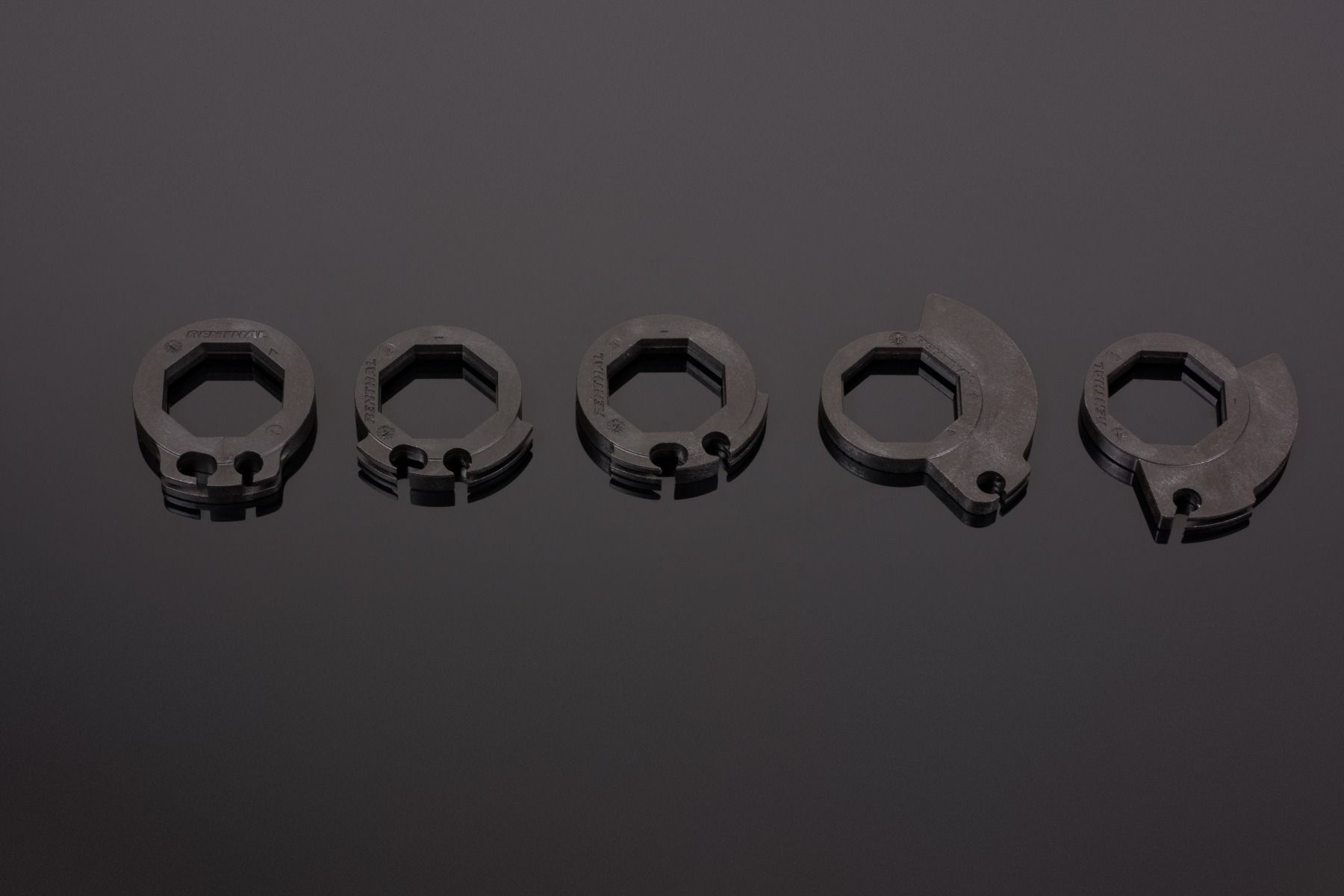 RENTHAL Griff Lock-On (Paar): Ultra Tacky™ Half Waffle, schwarz