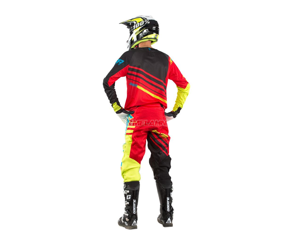 ANSWER Hose: Alpha, rot/acid/schwarz