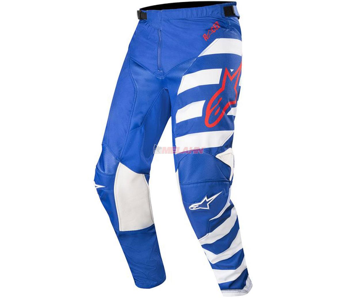 ALPINESTARS Hose: Racer Braap, blau/weiß/rot