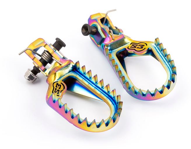 S3 Titan-Fußrasten (Paar) Punk für KTM SX 2023- / EXC 2024-, rainbow