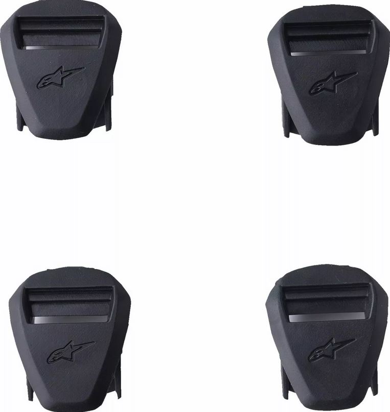 ALPINESTARS Laschen-Arretierung: Tech 7 (4 Stück) ab Modell 2025, schwarz