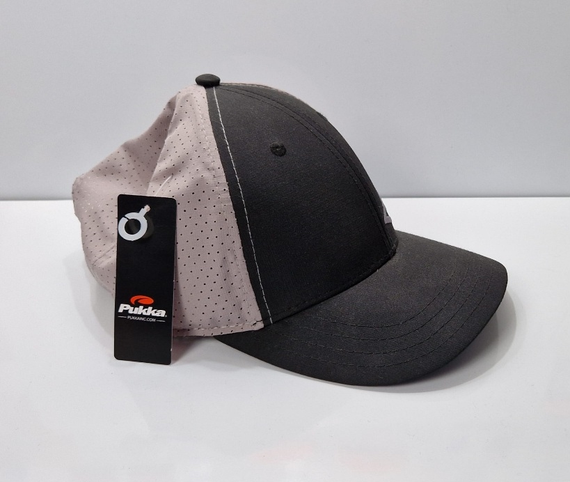 TRAIL TECH Cap: Snap Back, grau/schwarz