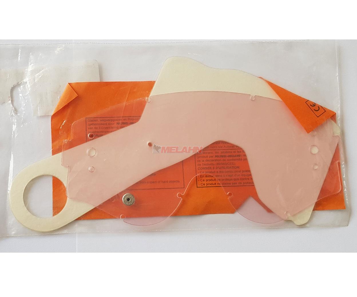 FLIPPER Ersatzglas und 10 Abreissscheiben für Roll Off OAKLEY L-Frame/Classic, klar