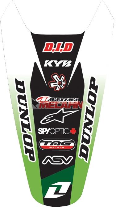 ONE Kotflügelaufkleber hinten KXF 250 2004-2005