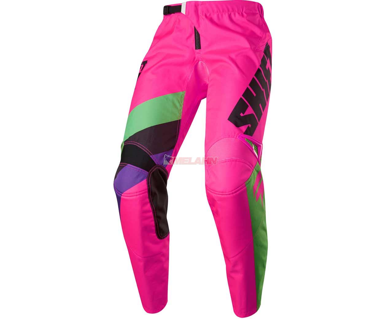 SHIFT Hose: Whit3 Tarmac, schwarz/pink