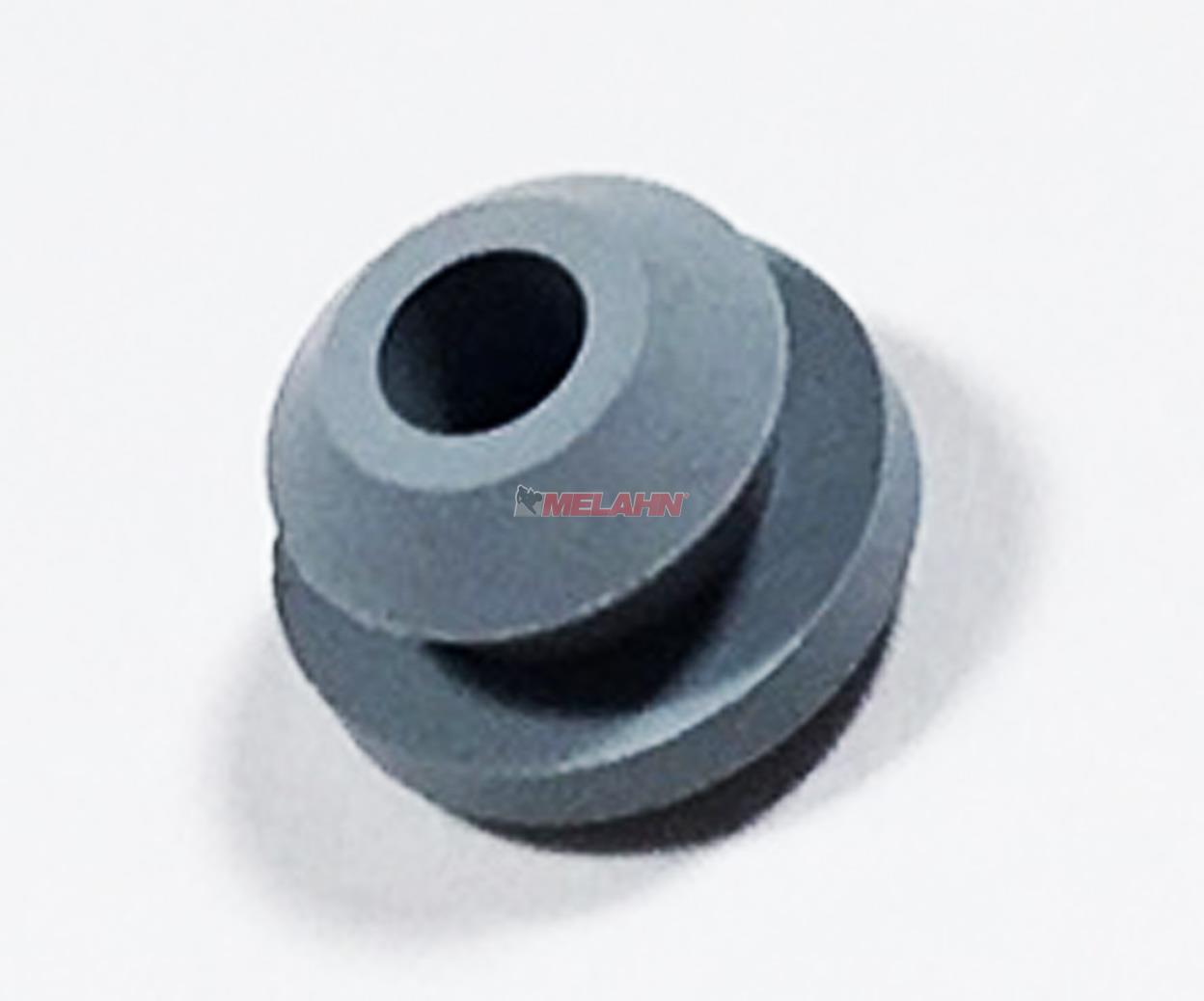 DRC Blindstopfen für Loch von Reifenhalter oder Ventil für silberne Felgen, grau